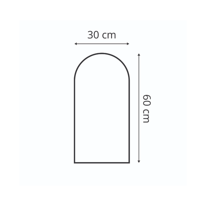 Polsterpaneel Graphit 30 cm